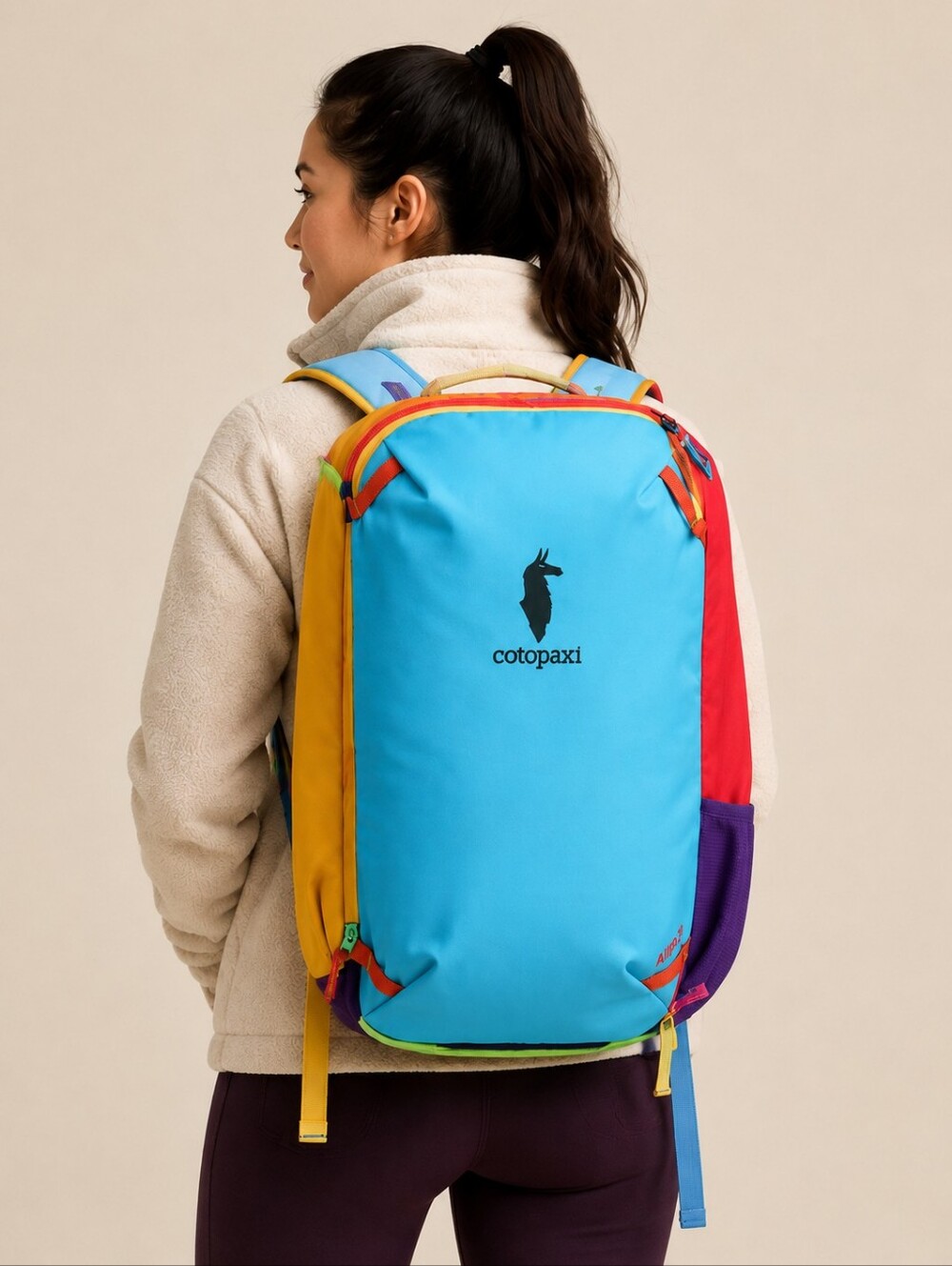 Cotopaxi Travel Backpack 20L Del Día Collection (Multi-Color) Unisex